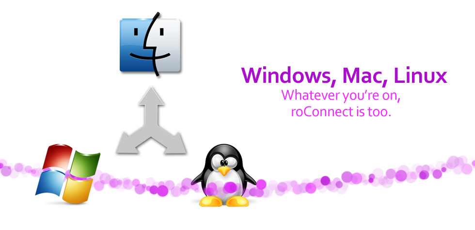 Windows, Mac, Linux Whatever your on, roConnect is too.